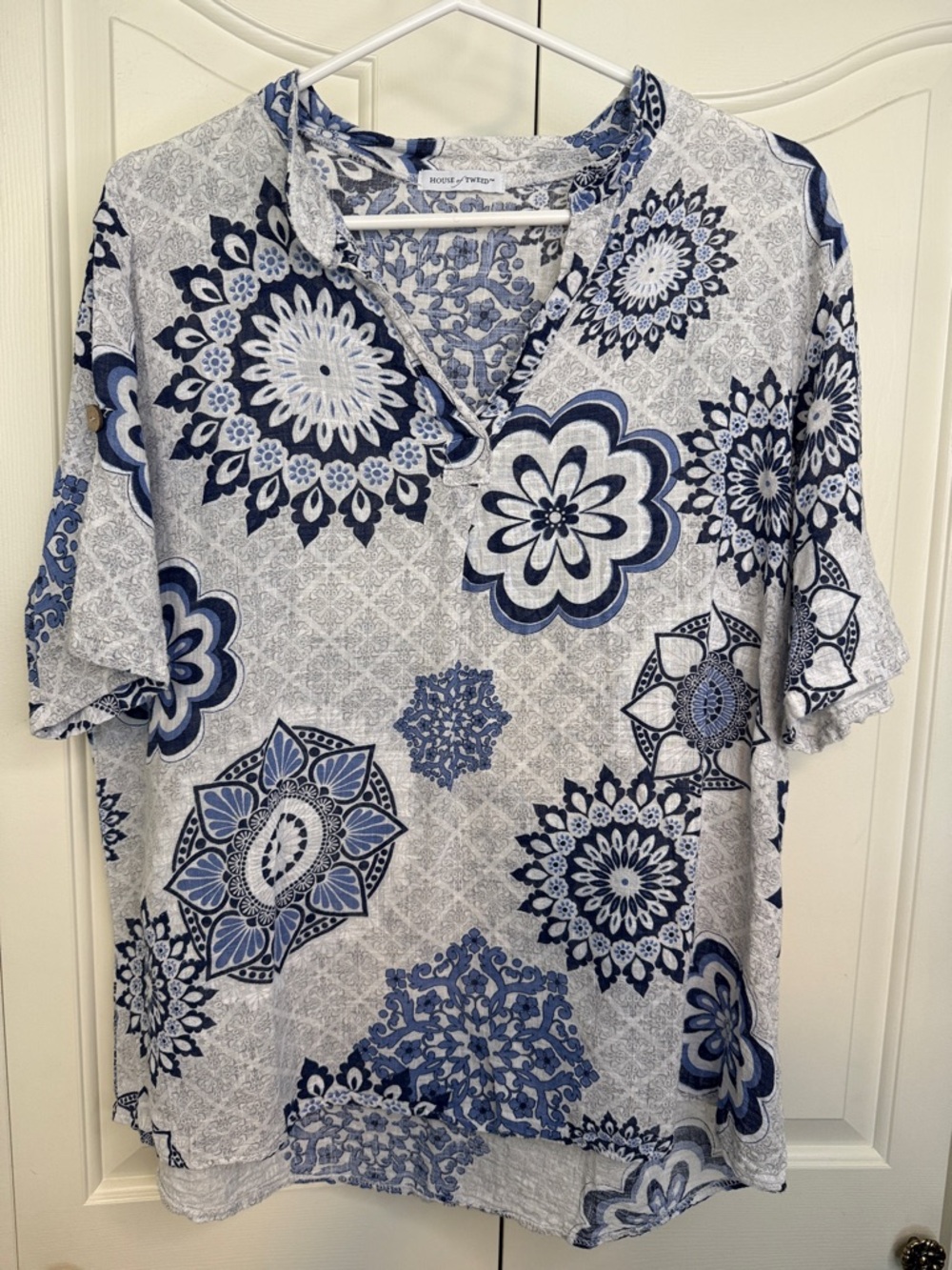 House of Tweed Pullover Blouse